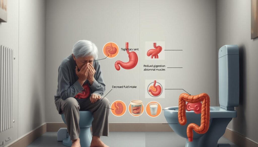 Age-related constipation factors