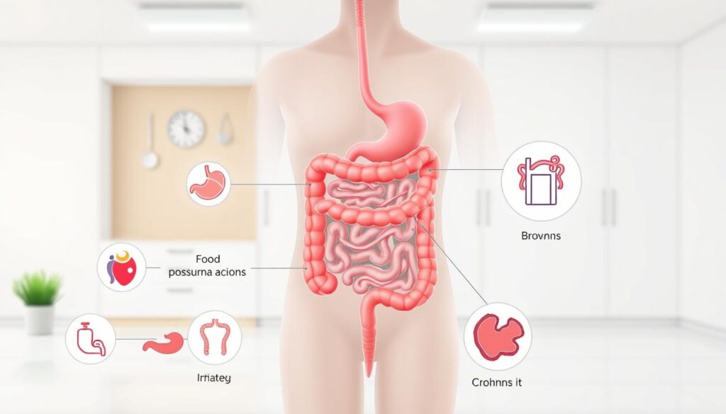 Common causes of diarrhea in adults