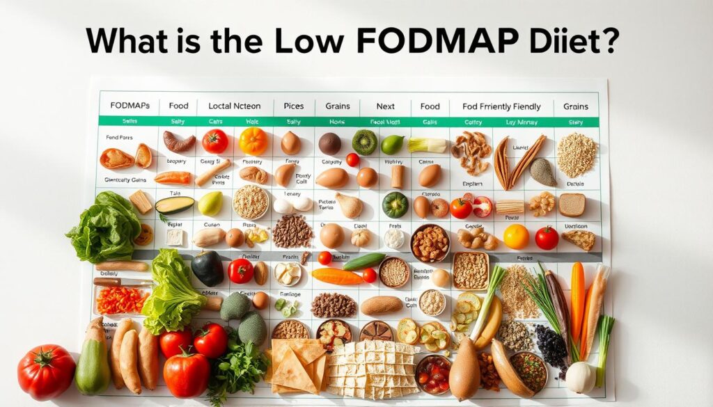 FODMAP friendly foods chart