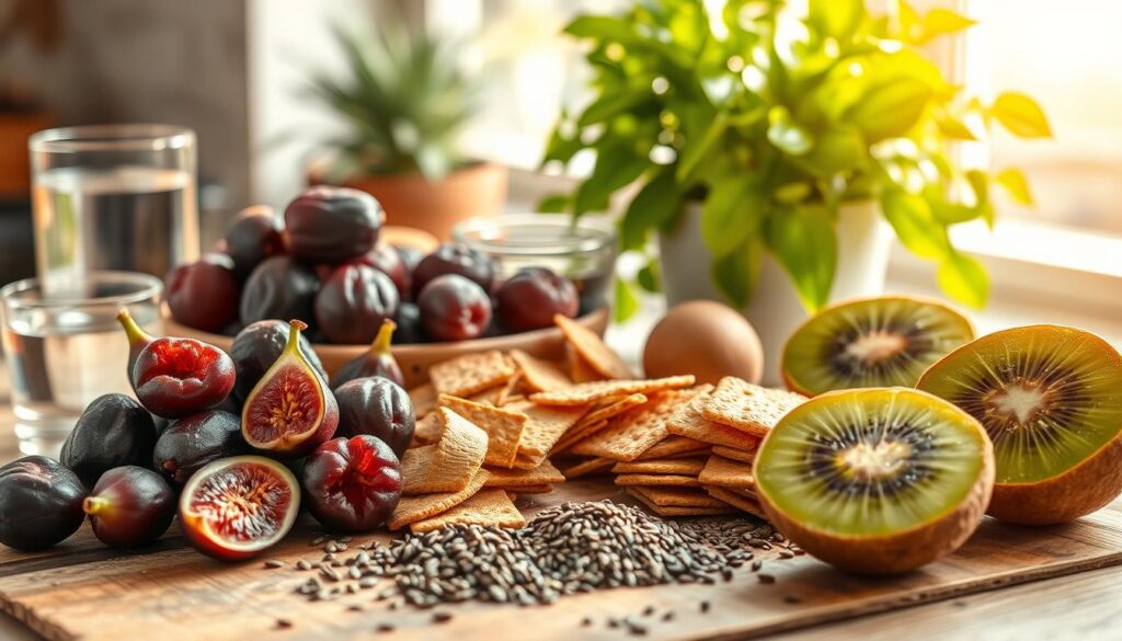 Fiber foods for constipation relief