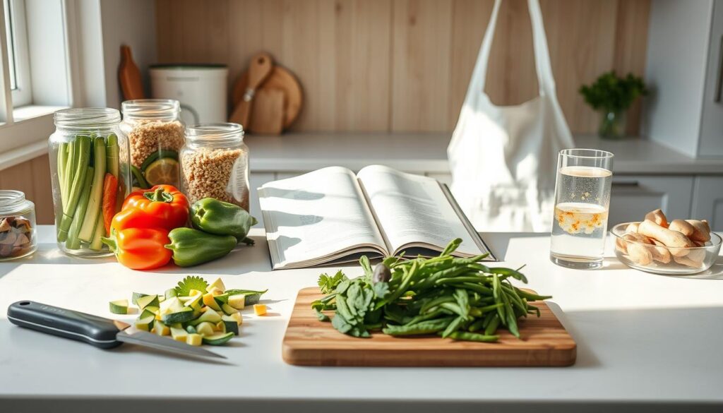 Low FODMAP meal plan preparation